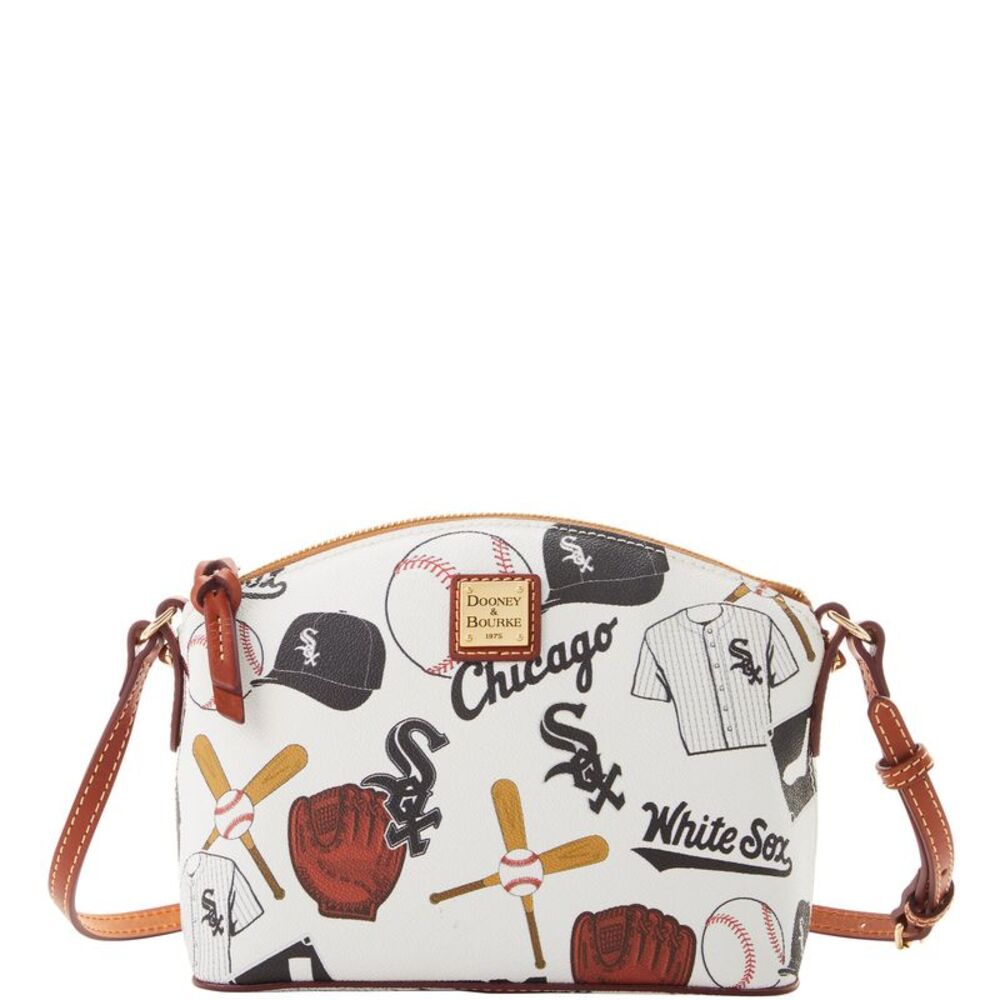 Dooney & Bourke MLB Chicago White Sox Suki Crossbody Med Wristlet - WHITE SOX